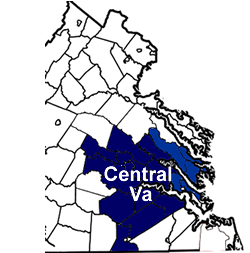 Central VA MLS Map