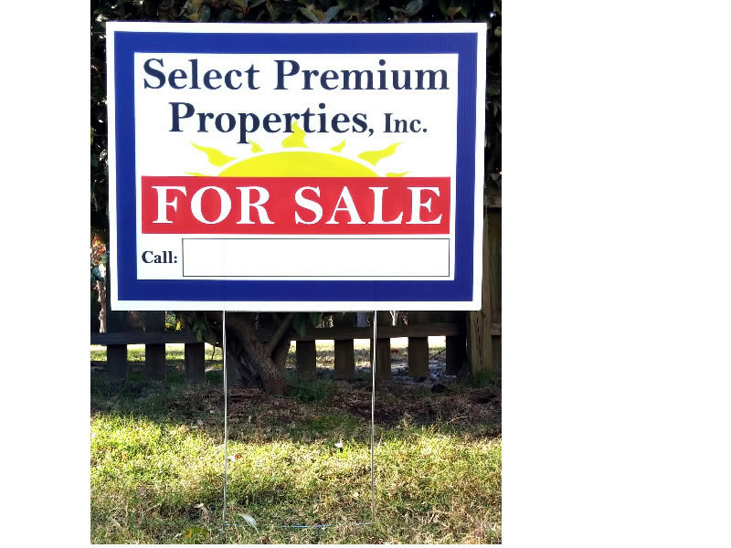 Full Color For Sale Sign